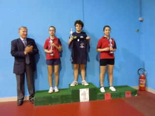Categoria femminile ragazzi, 2°e 3°posto per Simona Cimmino e Claudia Gatto del TT San Nicola