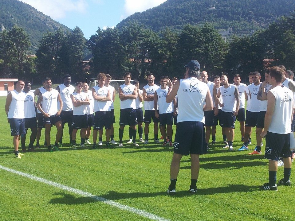 Casertana, iniziato ufficialmente il ritiro di Gubbio