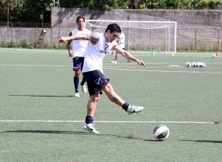 Michel Cruciani in azione con la Casertana