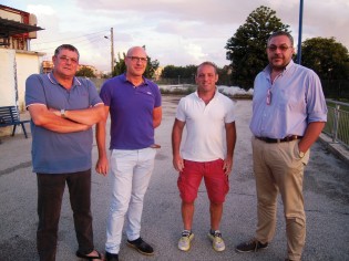 Fusco con la dirigenza del Clan