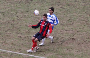 Domenico Falco in azione ai tempi della Casertana
