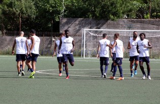 Casertana a lavoro a Pregiato