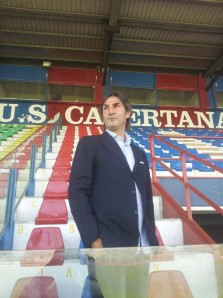 Mister Gregucci al Pinto (Foto Casertana FC)