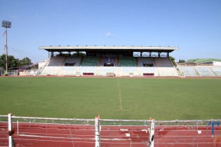 Una veduta dello stadio Pinto