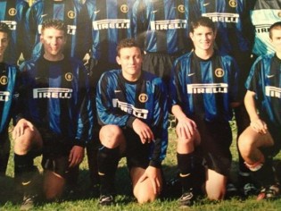 Vincenzo Fruggiero con la maglia dell'Inter