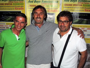 Il vicepresidente Gravino con Desiato e Cioffi