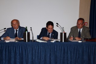 Un momento dell'incontro a Cava de' Tirreni