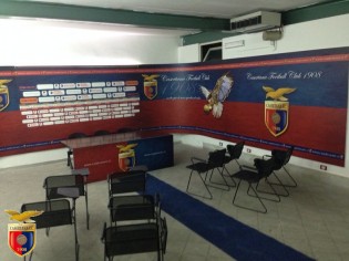 Un'altra veduta della nuova sala stampa