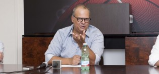 Atripaldi in conferenza (Foto Buco Juvecaserta.it)