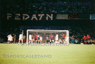 Un'azione di Casertana-Inter del 1991