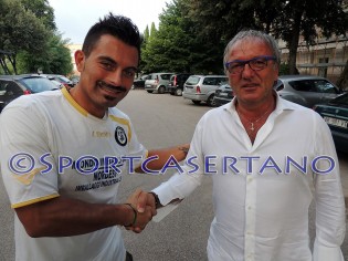 Roberto D'Auria con il presidente Nuzzo