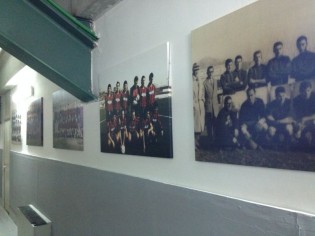 Le nuove foto esposte all'interno dello stadio Pinto