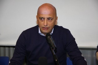 Il presidente della Casertana Giovanni Lombardi
