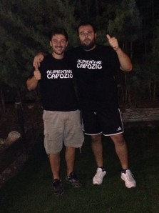 Gli organizzatori, De Vincenzo e Vezzoso