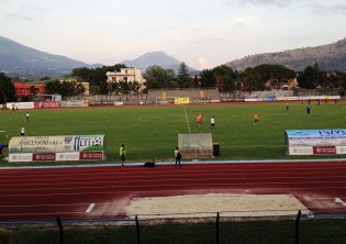 Lo stadio "Gino Salveti" di Cassino