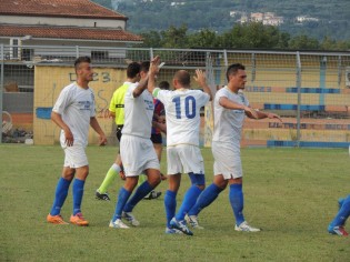 L'esultanza del San Marco Trotti 