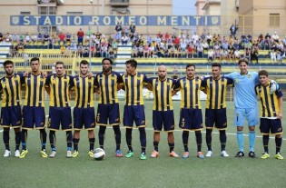 Una formazione della Juve Stabia (Foto Iam Naples)