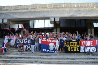 I tifosi cosentini a Salerno
