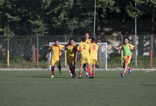 L'esultanza del Comprensorio Arpino Volturno