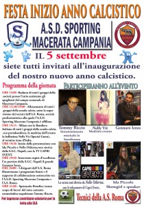 Festa d'inizio dello Sporting Macerata Campania