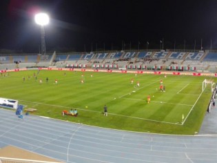 Una veduta dell'Adriatico di Pescara dove l'Italia sta affrontando la Serbvia