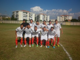 La prima formazione dell'Hermes Casagiove 2014-2015