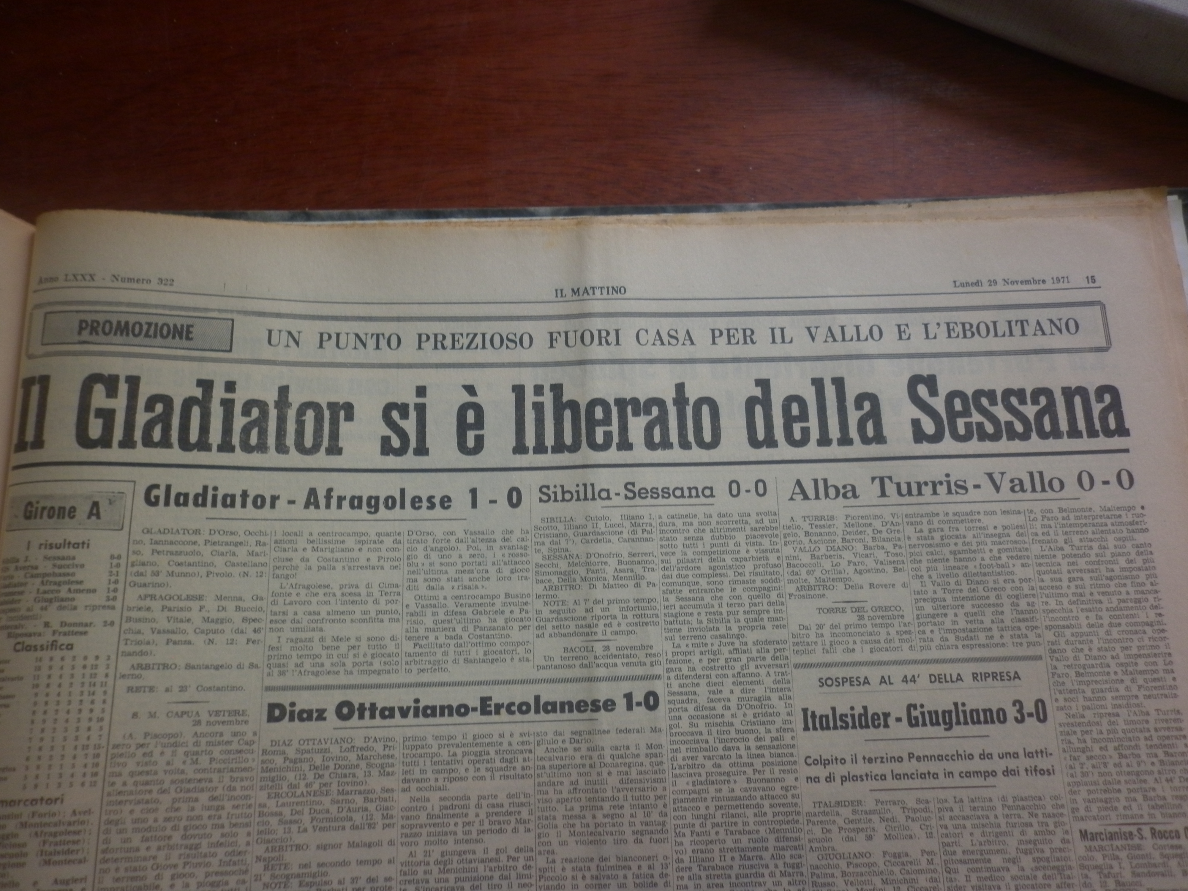 Pagina che risale al 24 gennaio 1955