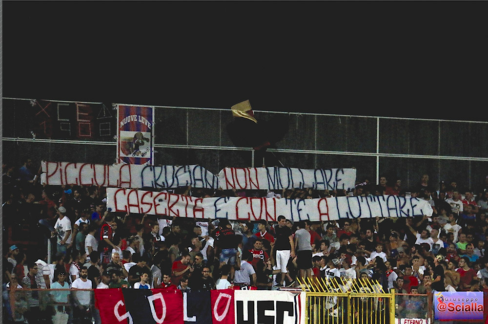 La Casertana momentaneamente costretta a fare a meno di Cruciani