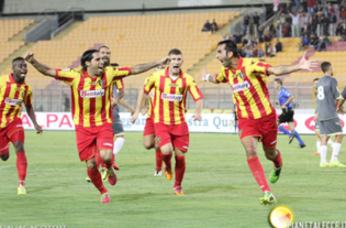 L'esultanza leccese dopo il gol (Foto Pianetalecce.it)