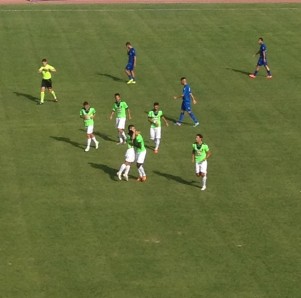 Cissè festeggiato dopo il raddoppio