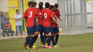 L'esultanza del Torrecuso