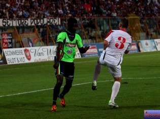 Cissè, autore del goal dell'1-0