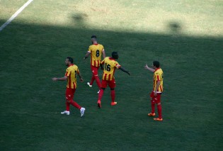 Doumbia festeggia il gol del raddoppio