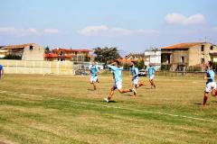 Esultanza dei giocatori acerrani (foto Giusy Messina)