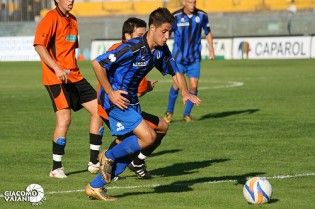 Francesco Laezza con la maglia del Pisa (foto Giacomo Vaiani)