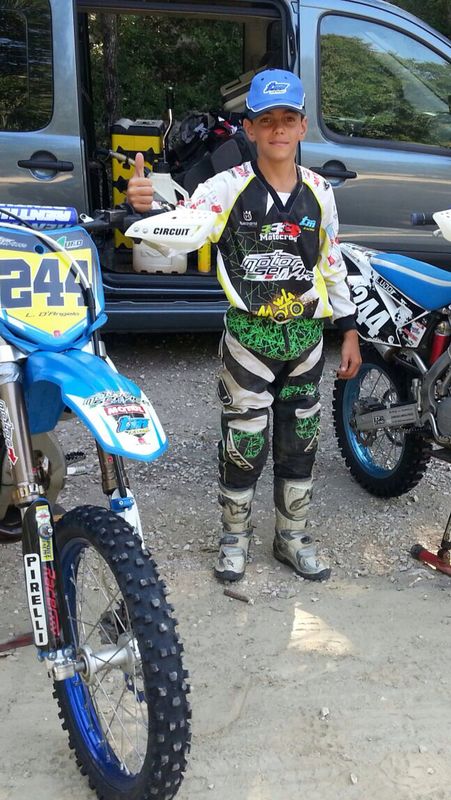 Motocross: Luigi Pio D’Angelo vincitore della junior ’85