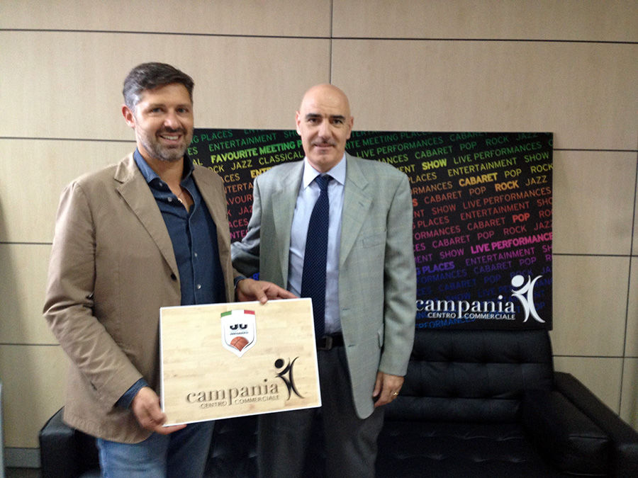 La Juvecaserta rinnova la partnership con il Centro Commerciale Campania