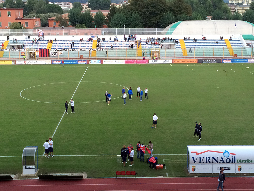 Casertana-Matera le formazioni ufficiali: rossoblù in campo con due punte
