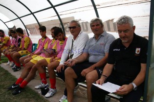 Salvatore Saldamarco in panchina (foto Armando Serpe)