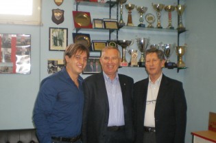 Il presidente Fitet Sergio Roncelli con il presidente del TT Caserta Brignola 
