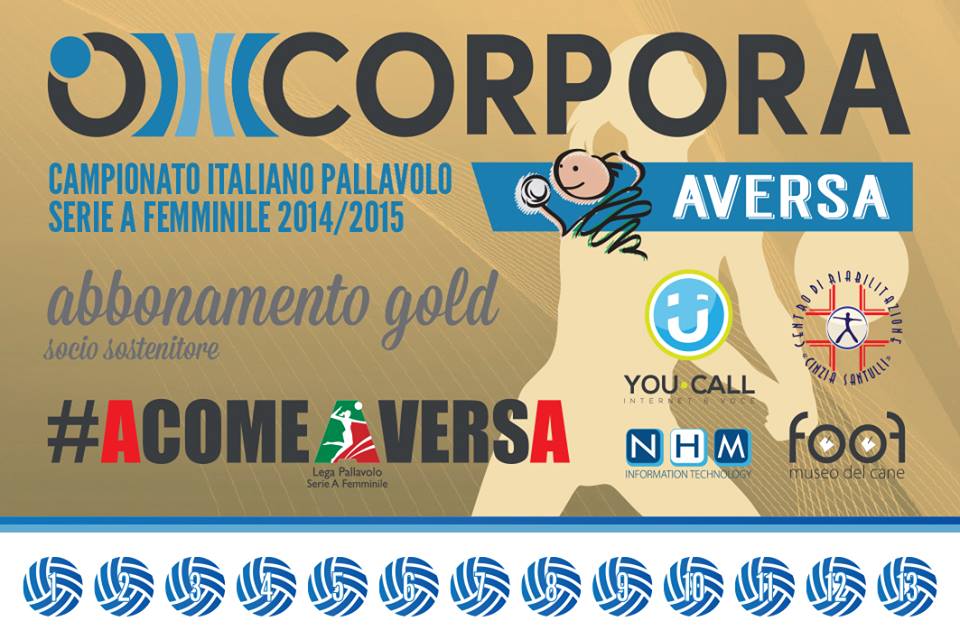 Abbonamenti Corpora Aversa: 10 euro per tutto l’anno