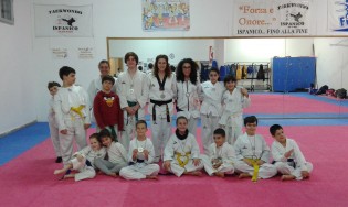 I ragazzi del Centro Taekwondo Ispanico Caserta