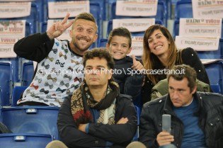 Nel foto di Giuseppe Melone la famiglia Fumagalli all'Olimpico