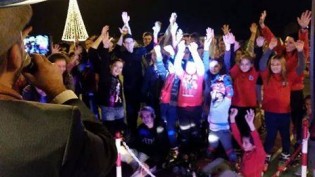 Un momento della serata