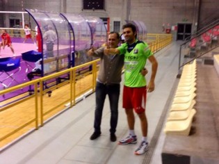 Il presidente Di Meo con Enrico Libraro