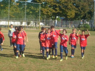 L'esultanza dell'Intercasertana