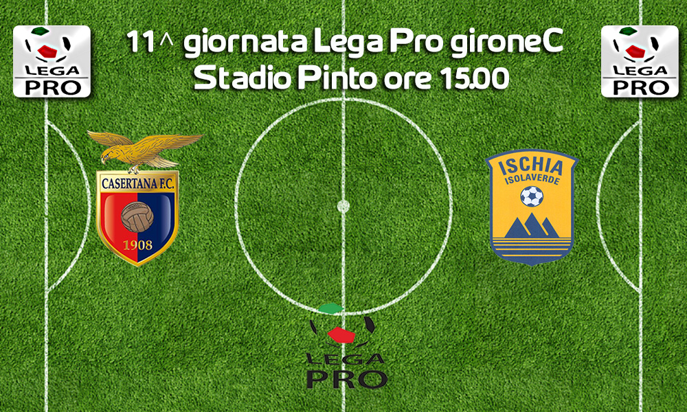 Casertana-Ischia le formazioni ufficiali: D’Alterio e Cunzi dall’inizio, Mancino neppure convocato