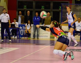 La Minervini in azione