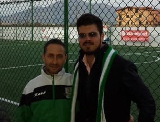 il mister Di Sivo col presidente Ragucci