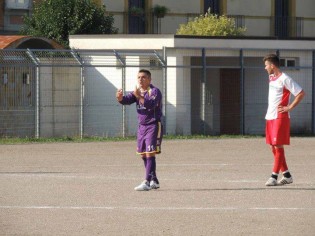 Massimo D'Amelio con la maglia del Solopaca (foto Mario Fantaccione)